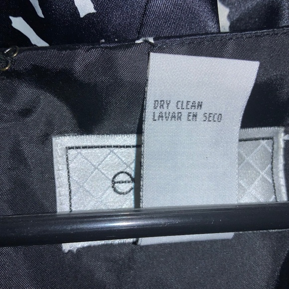 Eliza J geometric print dress Sz 24W sleeveless back zip lined - Picture 9 of 9